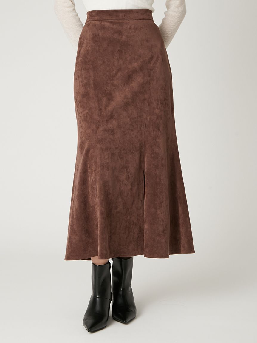 FRAY I.D「レザーライクナロースカート」|スカート|