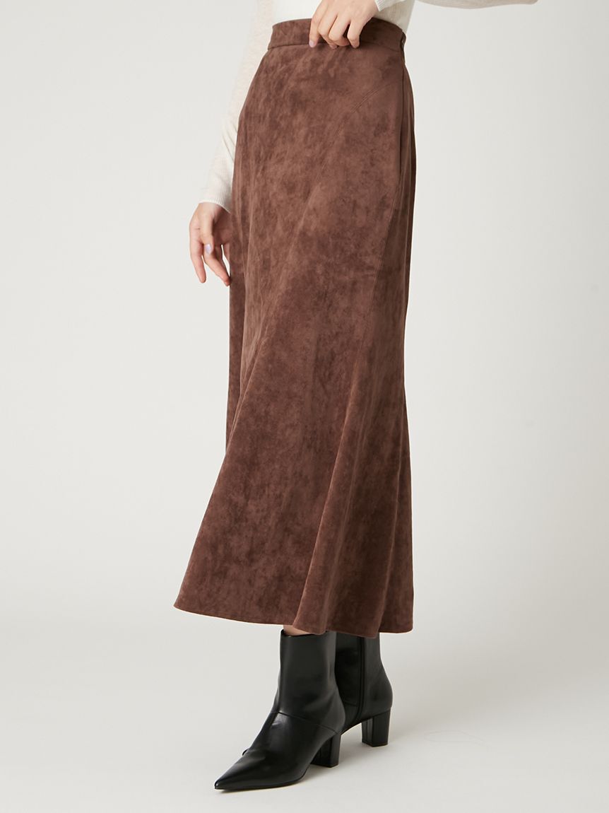 FRAY I.D「レザーライクナロースカート」|スカート|