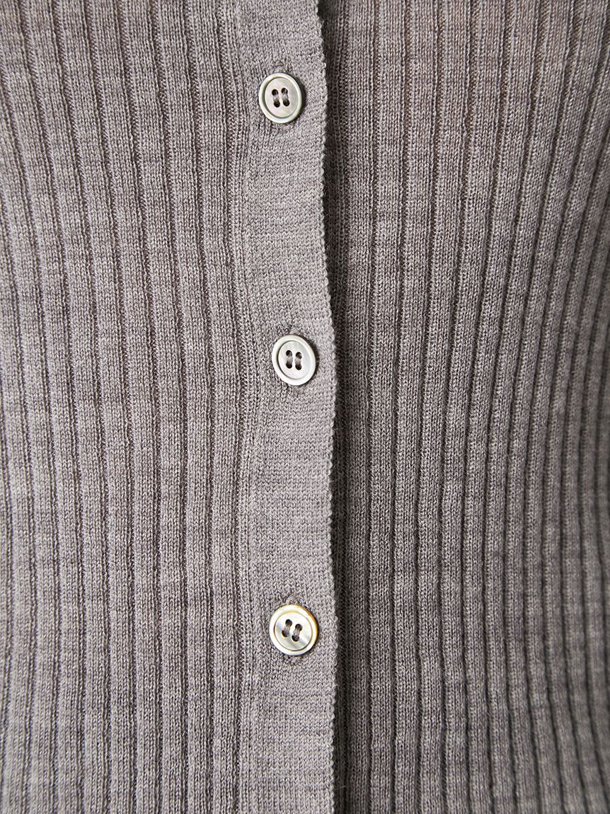 FRAY I.D「ウールブレンドポロカラーニット」|ニット・セーター|