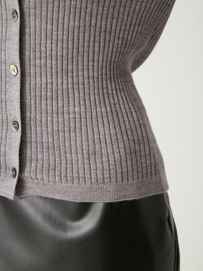 FRAY I.D「ウールブレンドポロカラーニット」|ニット・セーター|