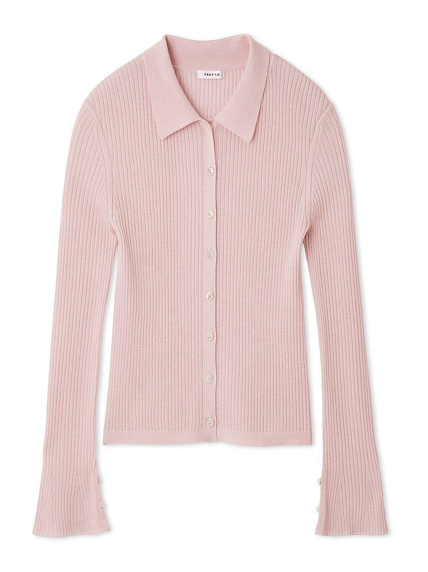 FRAY I.D「ウールブレンドポロカラーニット」|ニット・セーター|PNK