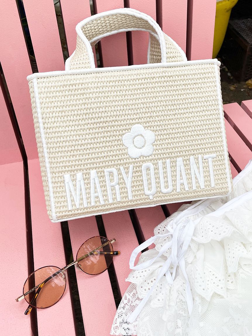 LILY BROWN「【限定カラー】【LILY BROWN&times;MARY QUANT】ジュートロゴトート」|トートバッグ|