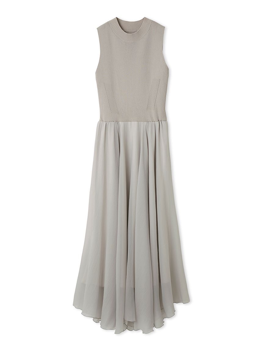 LILY BROWN「【WEB限定カラー/00サイズ】フレアニットドッキングワンピース」|ワンピース|LGRY