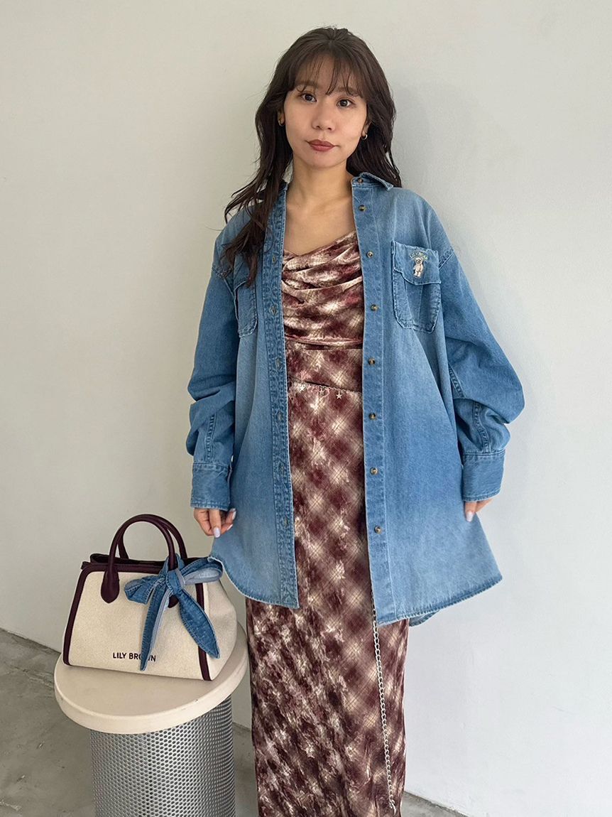 LILY BROWN「ロゴ刺繍バリエーショントートバッグ」|トートバッグ|