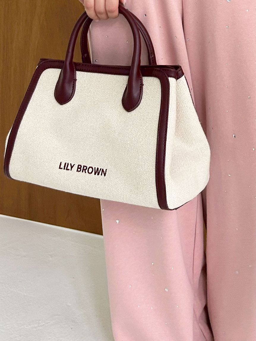 LILY BROWN「ロゴ刺繍バリエーショントートバッグ」|トートバッグ|BEG