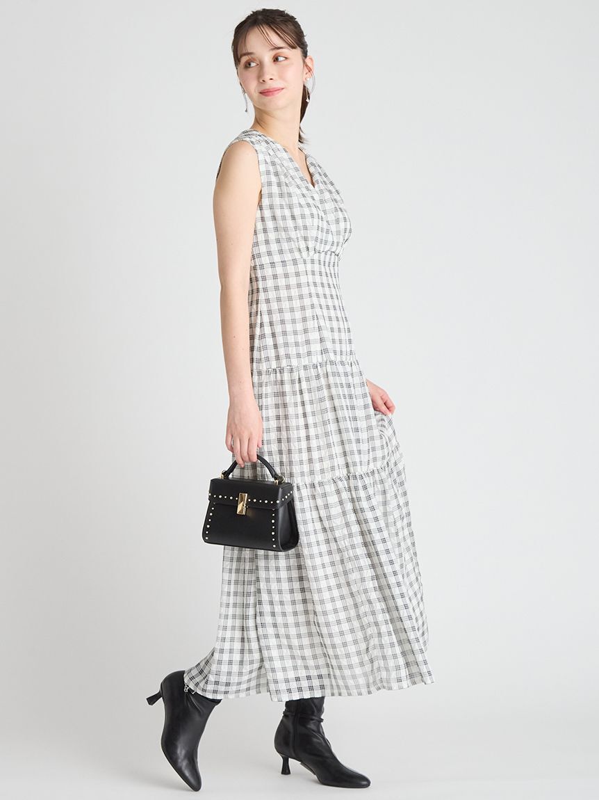 CELFORD「サッカーチェックワンピース」|ワンピース|