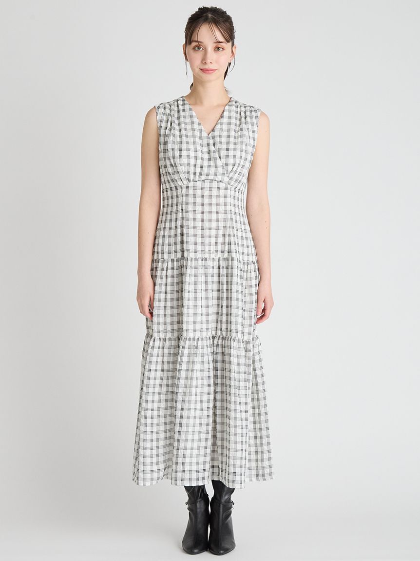 CELFORD「サッカーチェックワンピース」|ワンピース|