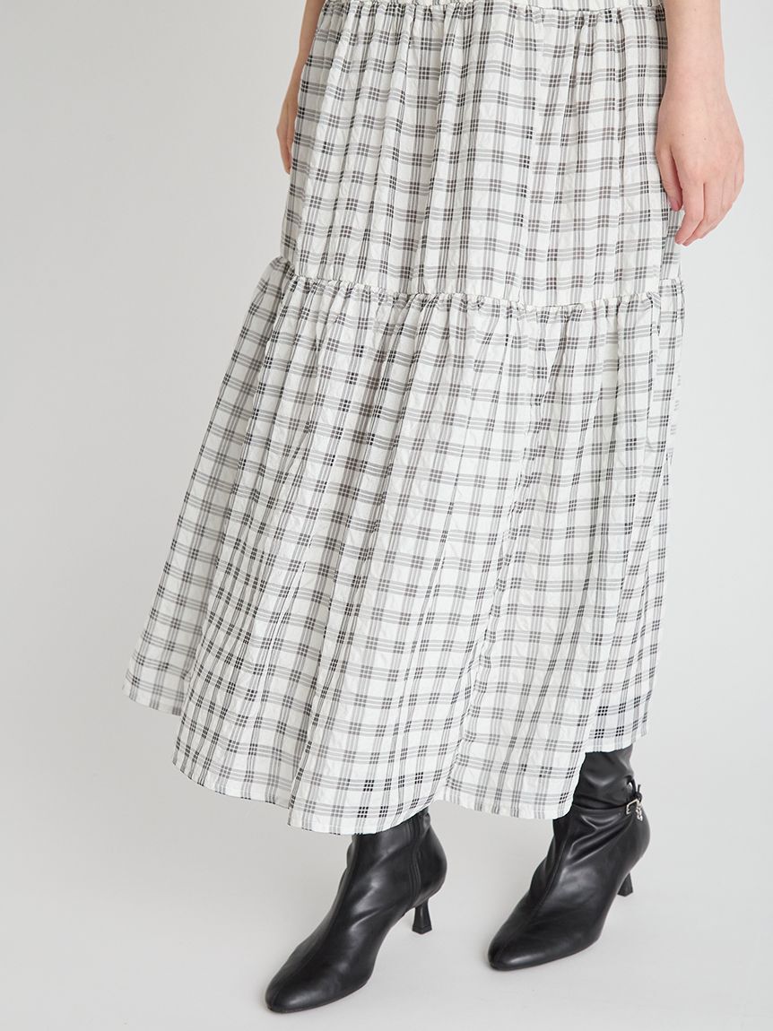 CELFORD「サッカーチェックワンピース」|ワンピース|