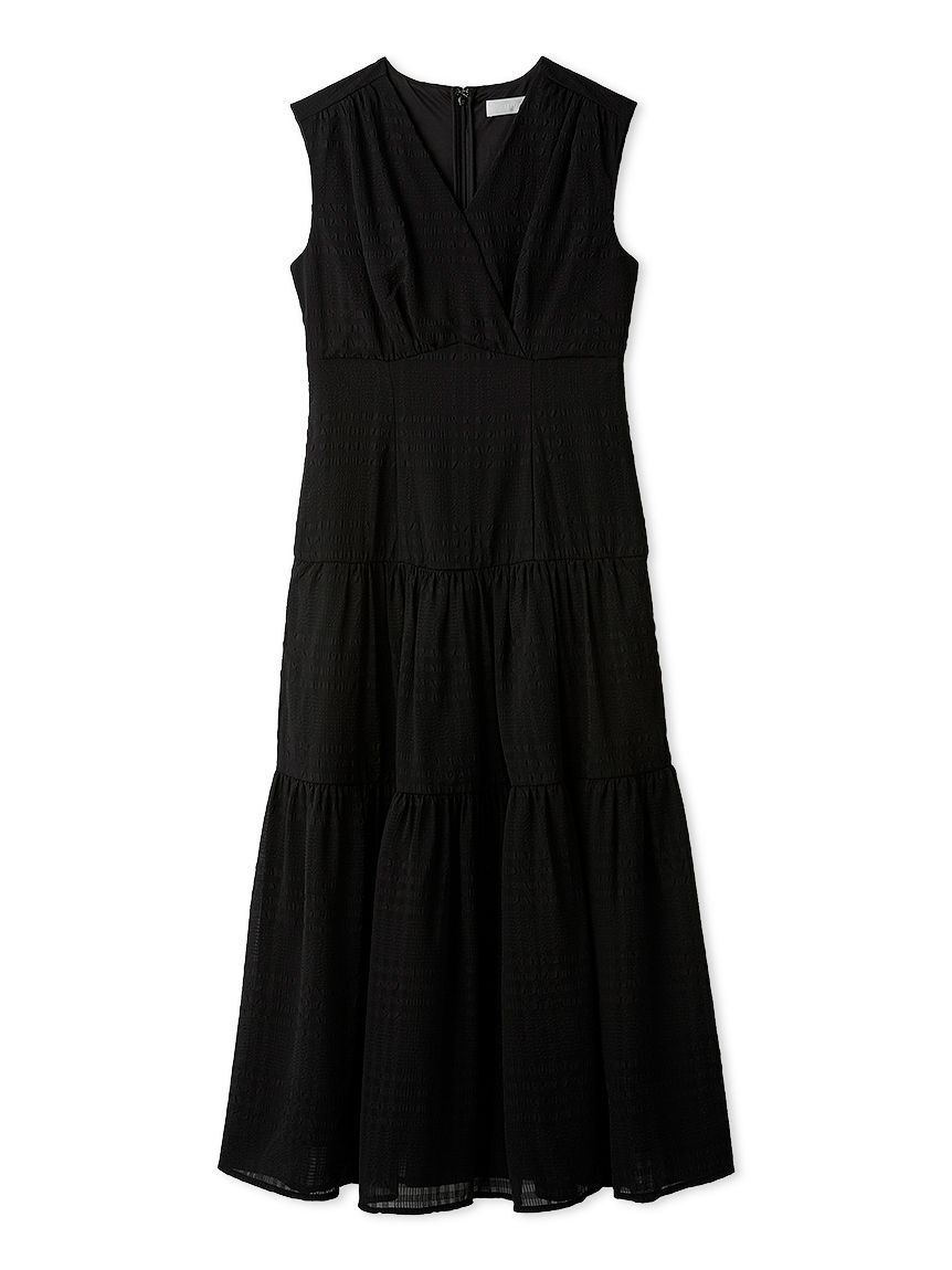 CELFORD「サッカーチェックワンピース」|ワンピース|BLK