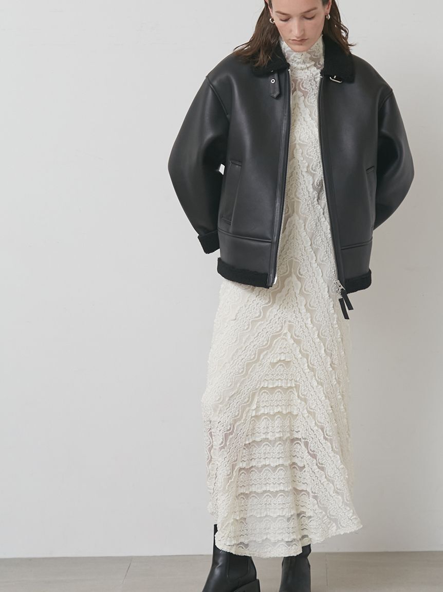 styling/「ラムレザーフライトジャケット」|ミリタリー・モッズコート|