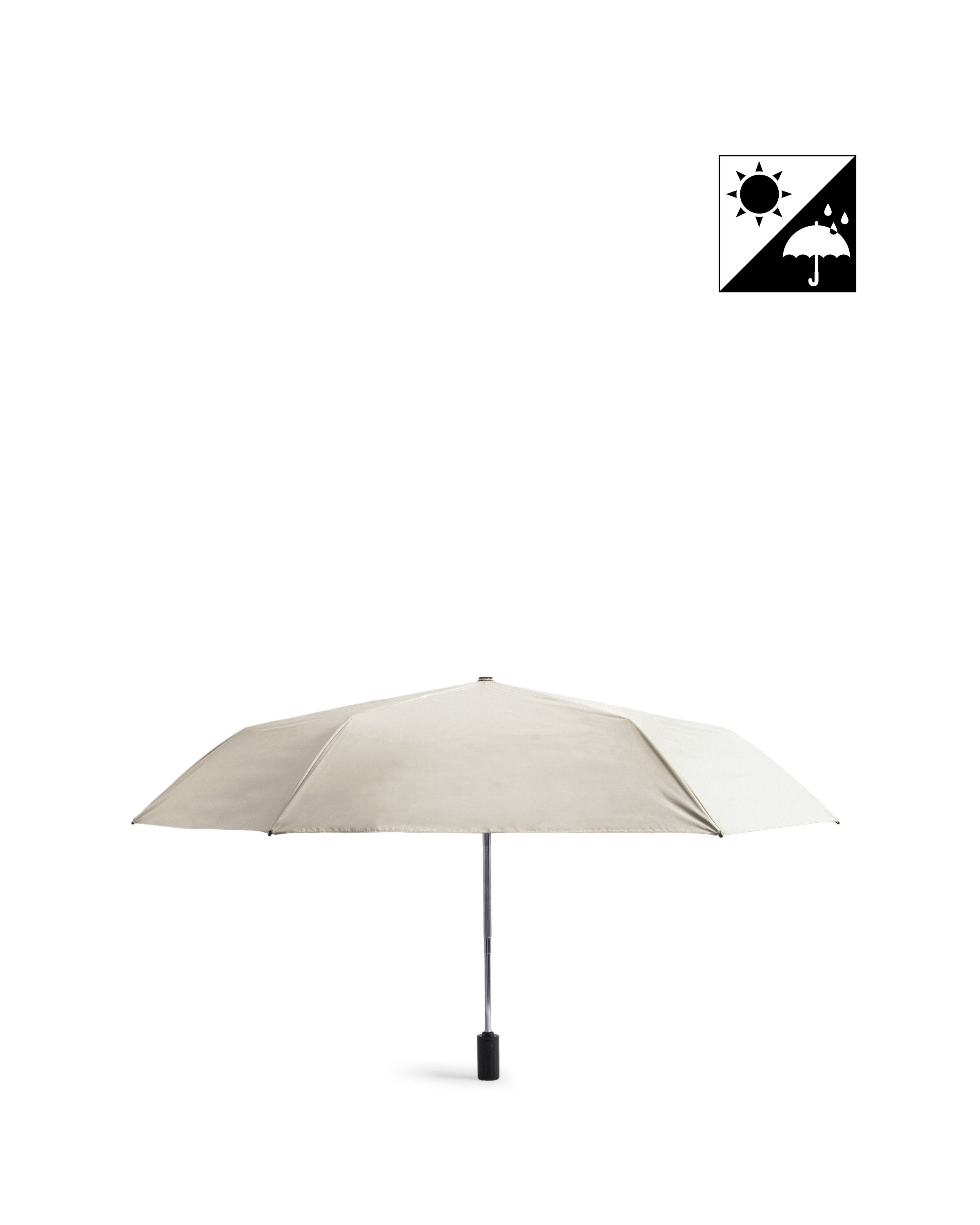 HUNTER「オール ウェザー オート コンパクト アンブレラ (晴雨兼用傘) 55CM」|傘|WHT