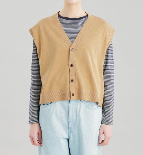 MACKINTOSH PHILOSOPHY「GREY LABEL リネンミックスニットベスト」|ニット・セーター|