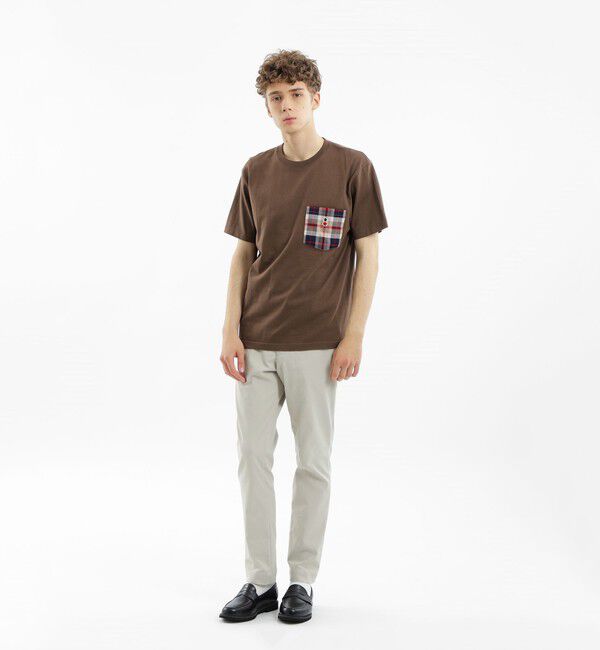 MACKINTOSH PHILOSOPHY「バッキンガムベア チェックポケット半袖Tシャツ」|Tシャツ・カットソー|