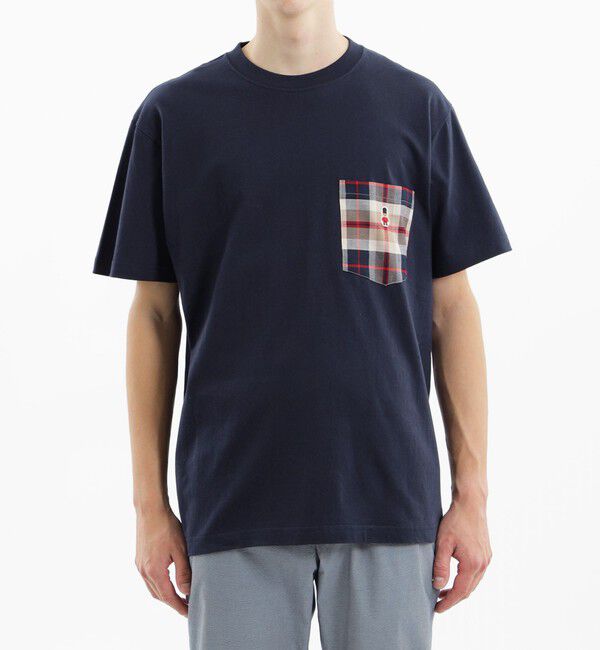 MACKINTOSH PHILOSOPHY「バッキンガムベア チェックポケット半袖Tシャツ」|Tシャツ・カットソー|