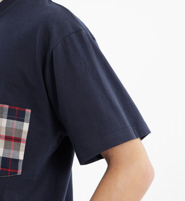 MACKINTOSH PHILOSOPHY「バッキンガムベア チェックポケット半袖Tシャツ」|Tシャツ・カットソー|