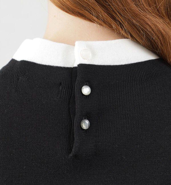 MACKINTOSH PHILOSOPHY「Cleric Collar Knit半袖」|ニット・セーター|