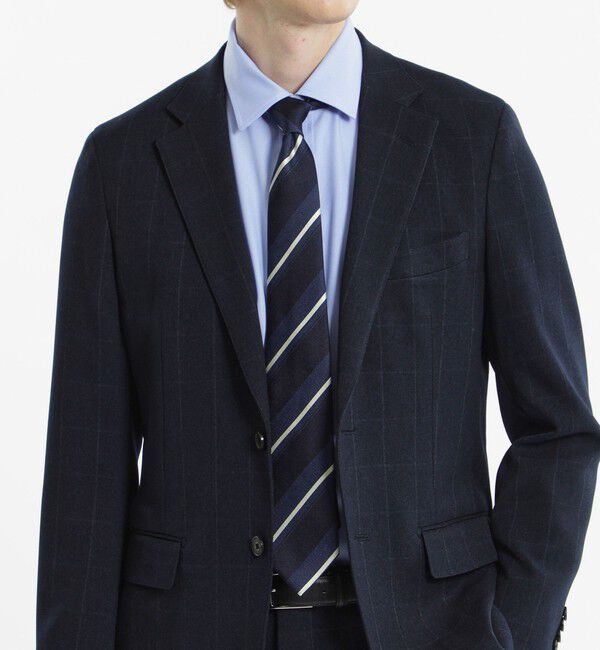 MACKINTOSH PHILOSOPHY「メランジストライプ レギュラータイ」|ネクタイ・蝶ネクタイ|