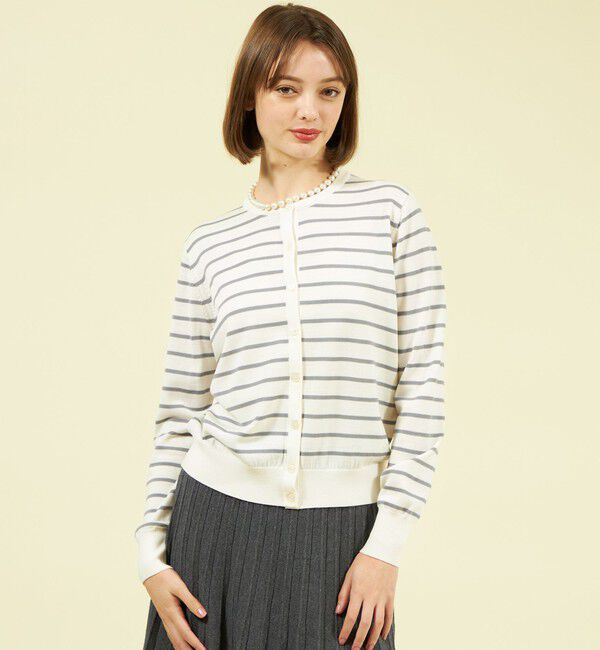 MACKINTOSH PHILOSOPHY「ウォシャブルウールカーディガン」|ニット・セーター|オフホワイト