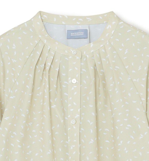 MACKINTOSH PHILOSOPHY「GREY LABEL フェザードットブラウス」|シャツ・ブラウス|