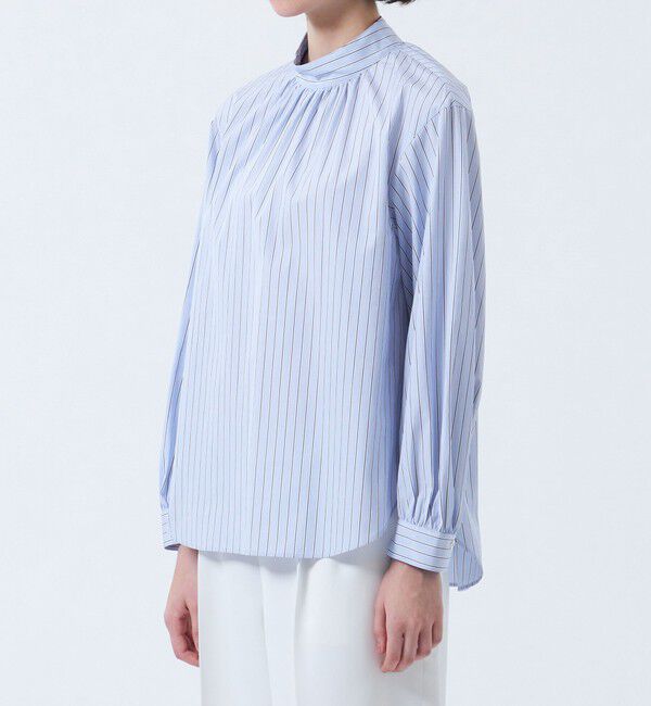 MACKINTOSH PHILOSOPHY「THOMAS MASON スタンドカラーブラウス」|シャツ・ブラウス|