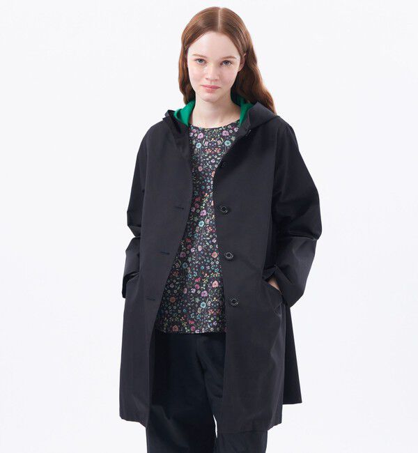 MACKINTOSH PHILOSOPHY「【WEB&一部店舗限定】ダブルクロスフーデッドコート」|その他|ネイビー