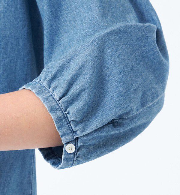 MACKINTOSH PHILOSOPHY「ライトデニムフリルカラーシャツ」|シャツ・ブラウス|