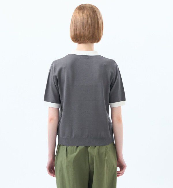 MACKINTOSH PHILOSOPHY「【WEB&一部店舗限定】バイカラーポロニット」|ニット・セーター|