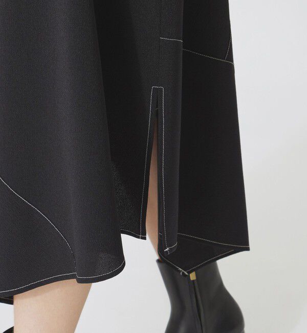  「ブラックビスチェコンビワンピース」|ワンピース|