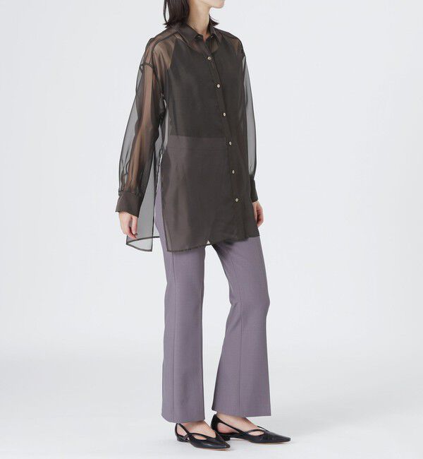  「シフォンジーシアーシャツ」|シャツ・ブラウス|