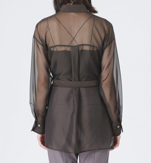  「シフォンジーシアーシャツ」|シャツ・ブラウス|