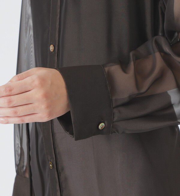  「シフォンジーシアーシャツ」|シャツ・ブラウス|