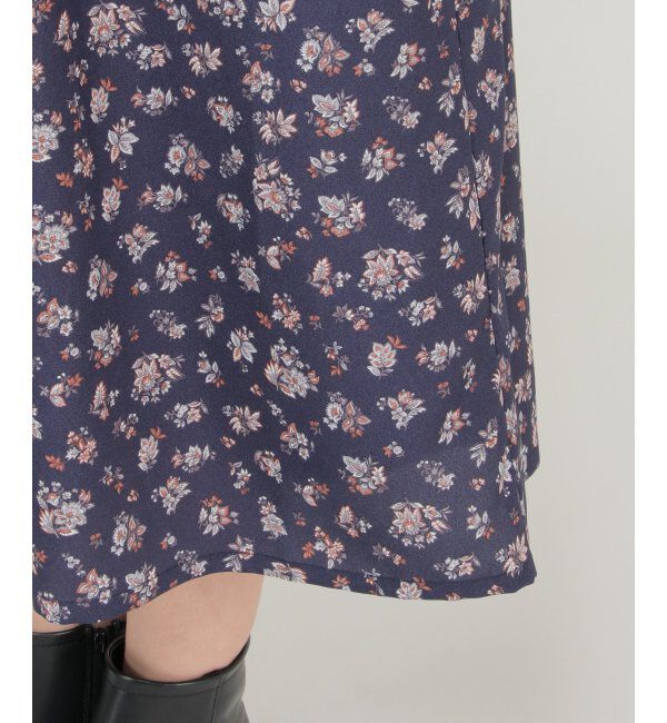 ikka「プリントボザム切り替えワンピース」|ワンピース|