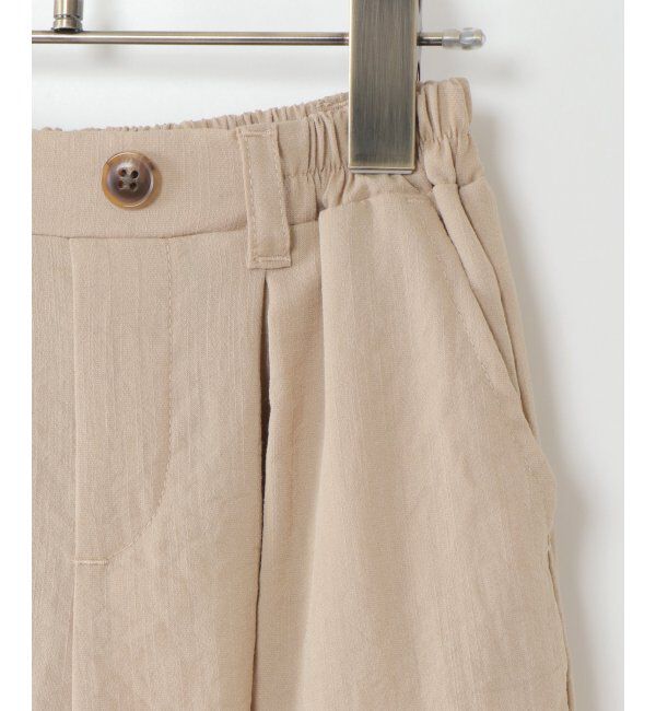 ikka kids「リボンベルトスラブワイドパンツ」|その他|