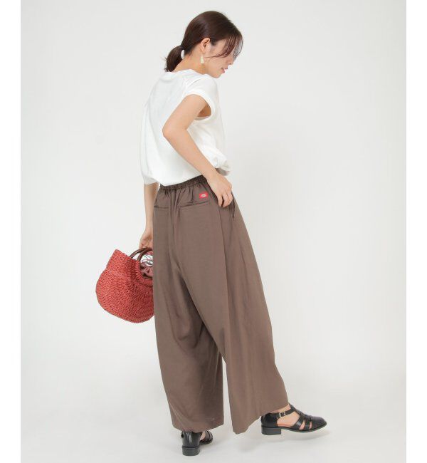 ikka「【WEB限定】ＤＩＣＫＩＥＳワイドパンツ」|その他|