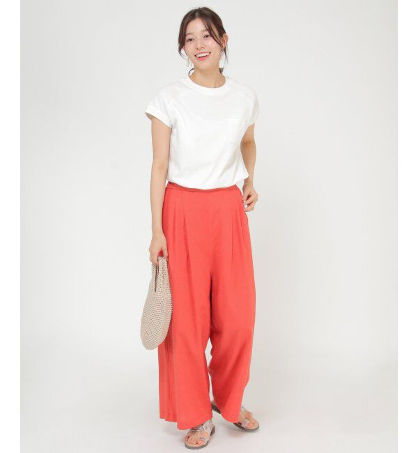 ikka「【WEB限定】ＤＩＣＫＩＥＳワイドパンツ」|その他|