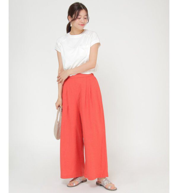 ikka「【WEB限定】ＤＩＣＫＩＥＳワイドパンツ」|その他|