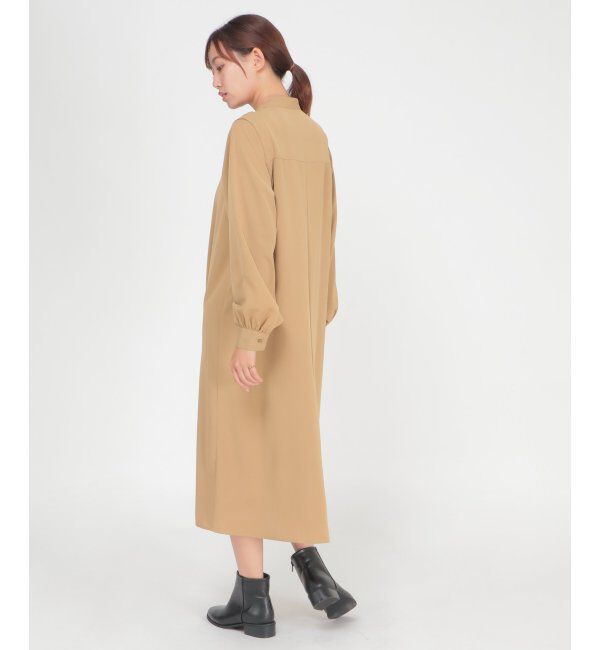 ikka「肩タックシャツワンピース」|その他|