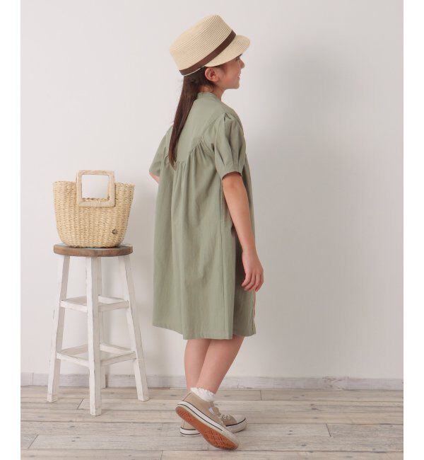 ikka kids「前開き2wayワンピース（120~160cm）」|スカート|