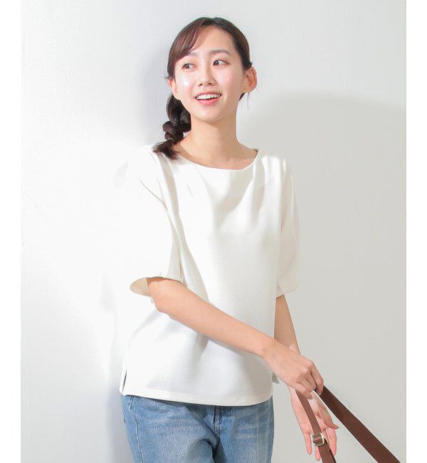 IKKA LOUNGE「前後2WAYリップルプルオーバー」|Tシャツ・カットソー|