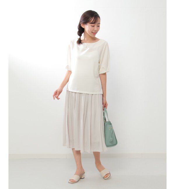 IKKA LOUNGE「前後2WAYリップルプルオーバー」|Tシャツ・カットソー|