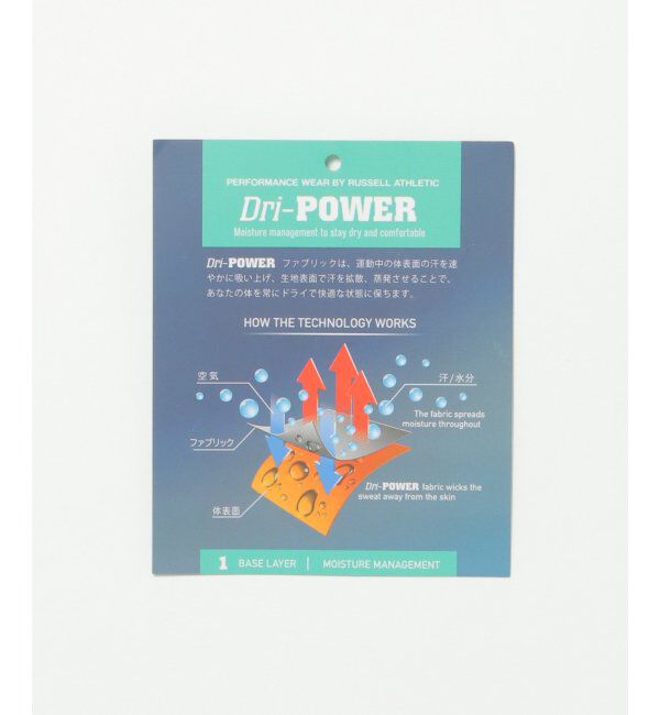ikka「RUSSELL ATHLETIC ラッセルアスレチック ドライパワープリントT」|Tシャツ・カットソー|