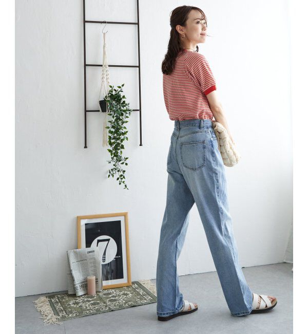 ikka「【雑誌 InRed 6月号掲載】ハニカム柄ジャガードカットソー」|Tシャツ・カットソー|