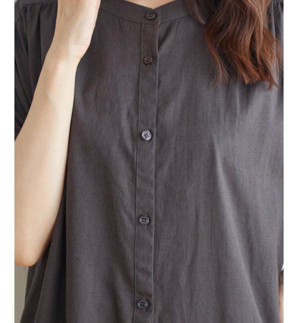 ikka「レーヨン麻半袖2WAYワンピース」|ワンピース|