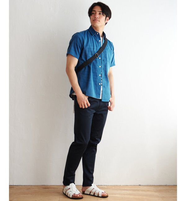 ikka「パナマレギュラーカラー半袖シャツ」|シャツ・ブラウス|