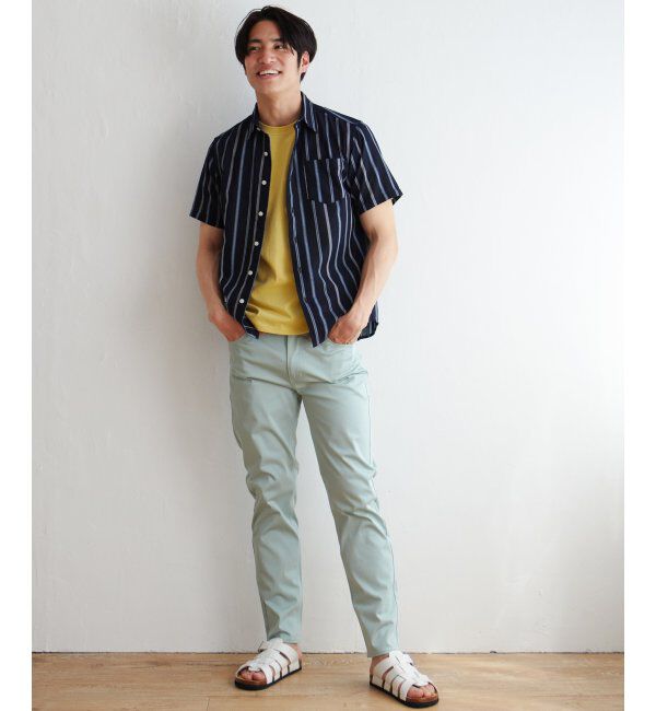 ikka「パナマレギュラーカラー半袖シャツ」|シャツ・ブラウス|