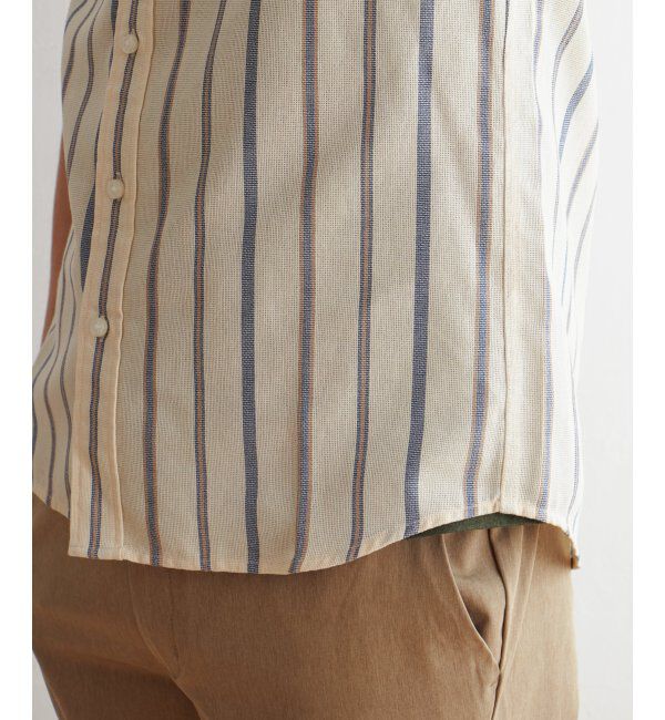 ikka「パナマレギュラーカラー半袖シャツ」|シャツ・ブラウス|