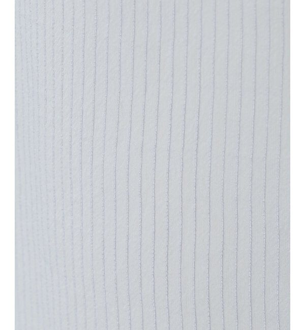 ikka「シアーストライプバンドカラーシャツ」|シャツ・ブラウス|