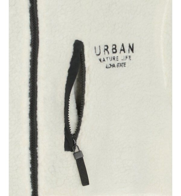 ikka「URBAN NATURE LIFE アーバンネイチャーライフ ボアブルゾン」|ブルゾン・スタジャン|