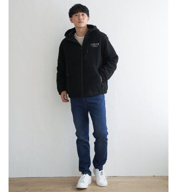 ikka「URBAN NATURE LIFE アーバンネイチャーライフ ボアブルゾン」|ブルゾン・スタジャン|