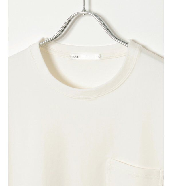 ikka「ストレッチインレイ7分袖Tシャツ」|Tシャツ・カットソー|